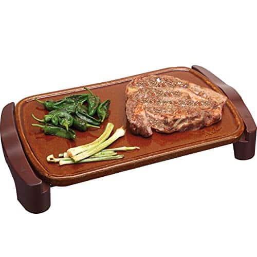 Plancha de Asar Jata GR559 de Terracota en una cocina